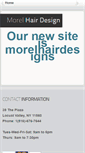 Mobile Screenshot of morelhairdesign.com